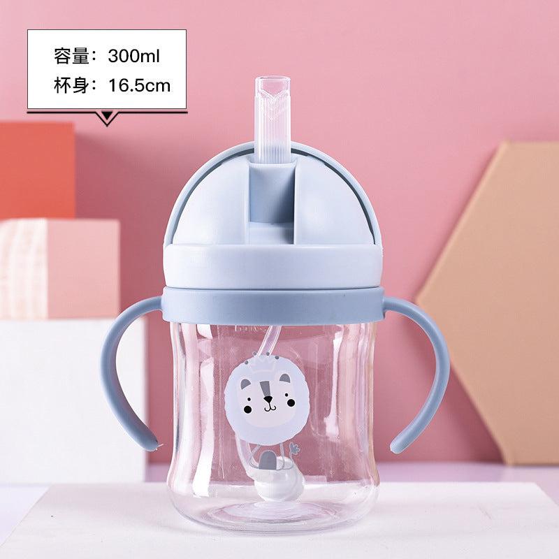 Children's straw Cup maternal and child supplies foreign trade wholesale kindergarten baby drinking cup baby special children's water Cup