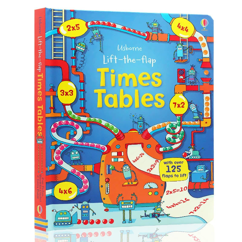 Lift-The-Flap Large Format English Kidsren's Enlightenment Popular Science Puzzle Flip Book Cognitive Learning Picture Book