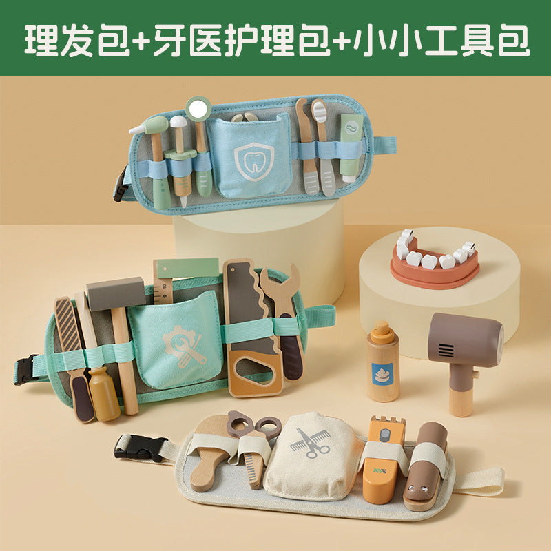 Children's Play House Toys Educational Toys Dentist Set Simulation Tool Kit Early Education Doctor Cross-Border Figani