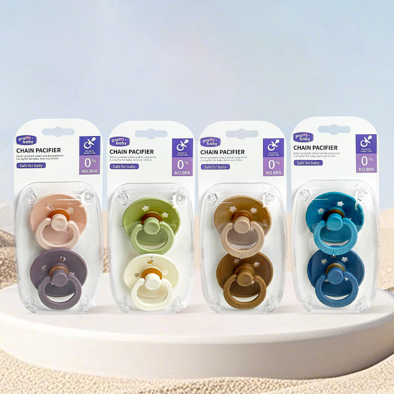 New Baby Pacifier, Super Soft, Imitating Breast Milk, Food-Grade Silicone Teether, Baby Teething Toy, Foreign Trade Wholesale
