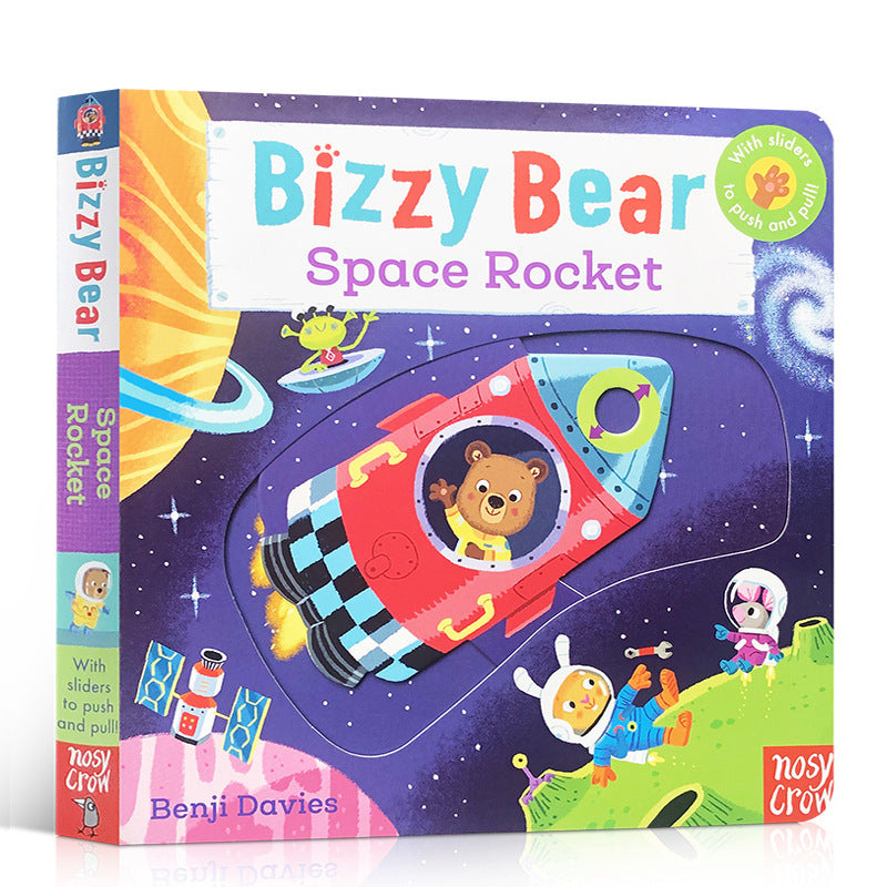 Baby Early Education Bizzy Bear Busy Bear Picture Book Sing Along with Me Push-Pull Book
