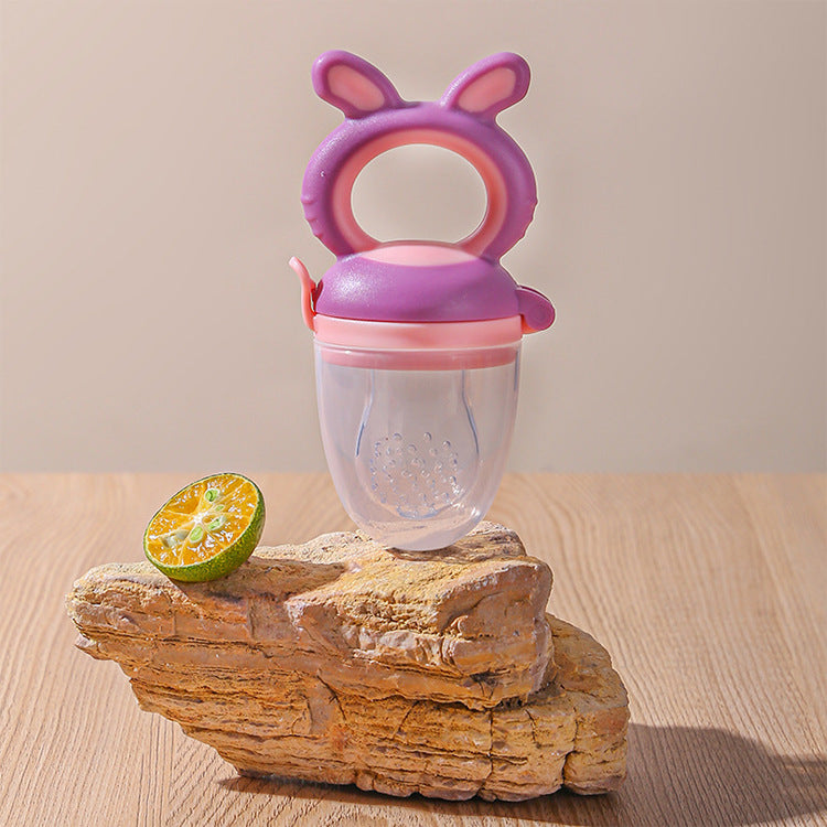 Factory Direct Sales Spot Food Grade Silicone Baby Can Chew Molars and Chew Baby Fruit Chewing Fun