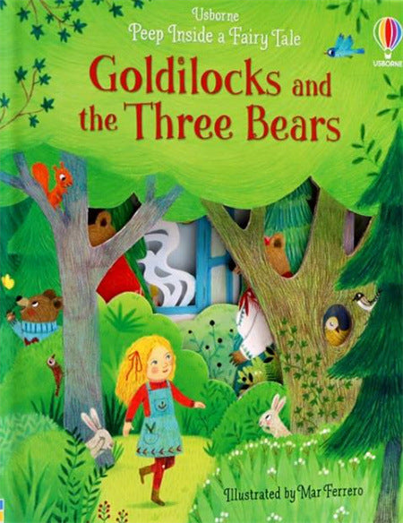 English picture book Usborne Peep inside English children's picture book children's 3D three-dimensional hole flip play