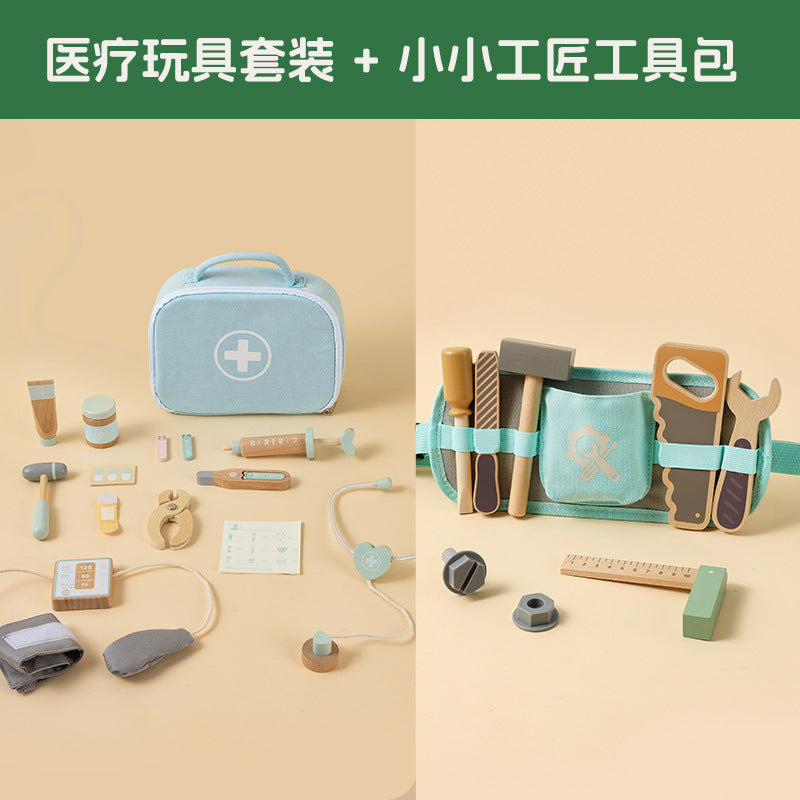 Children's Play House Toys Educational Toys Dentist Set Simulation Tool Kit Early Education Doctor Cross-Border Figani
