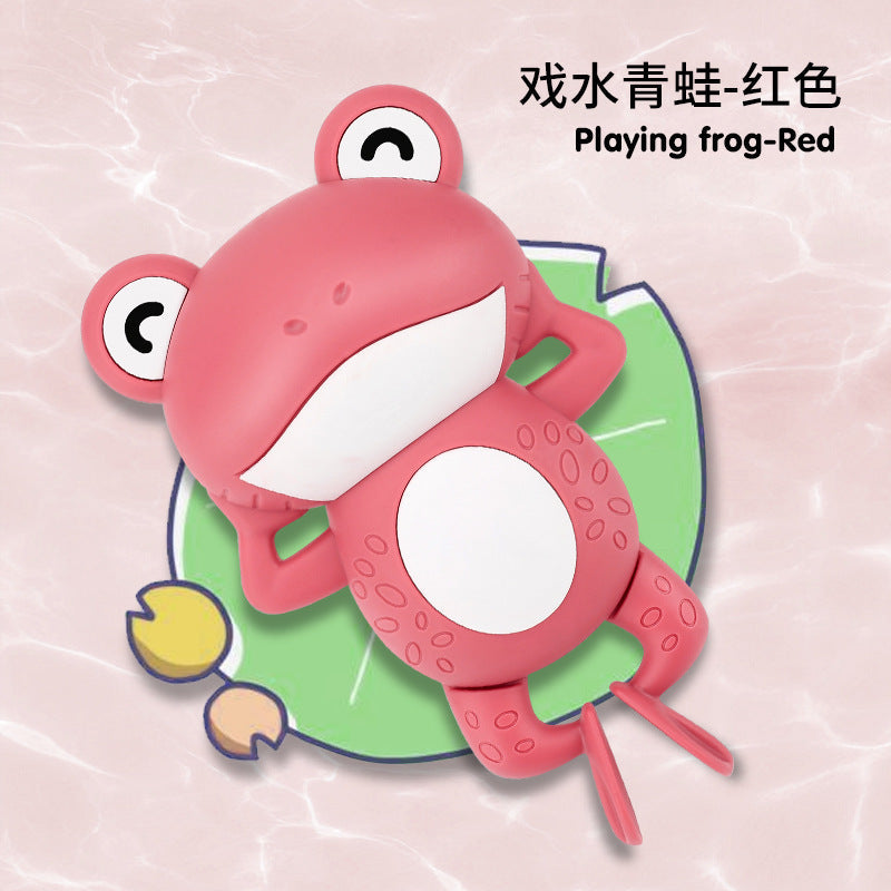 Tiktok Bath Toys for Children, Small Dolphins Swimming in Water, Baby Kids Playing with Water, Little Ducks, Little Turtles for Boys and Girls