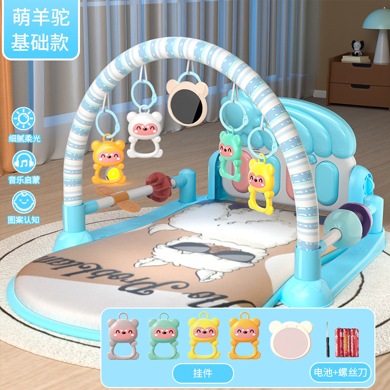 Baby Pedal Piano Toy Fitness Stand Early Education Educational Toy for Boys and Girls 0-3 Years Old Gift for Bouncing Babies