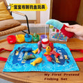 Cross-border Explosions Montessori Toy Baby Fishing Toy Game Velcro Fabric Mat Three-dimensional Early Education Enlightenment