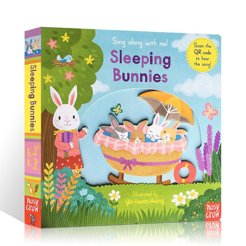 Baby Early Education Bizzy Bear Busy Bear Picture Book Sing Along with Me Push-Pull Book