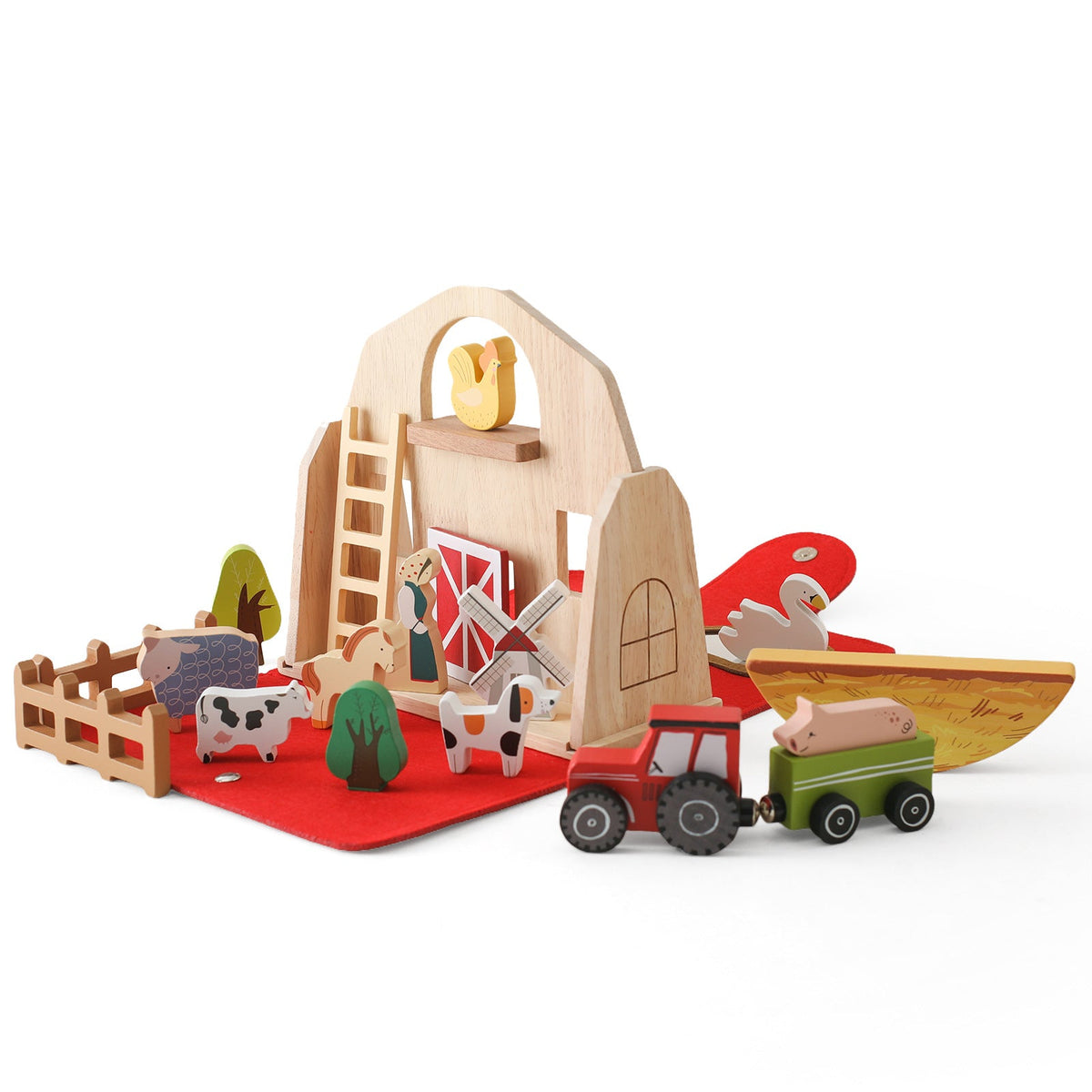 Amazon Baby Early Education Educational Wooden Toys Stacked Rocket Boys and Girls House Castle Mating Toys