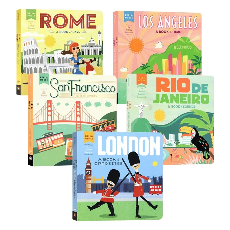 Hello World Weather, an original English picture book for early childhood education