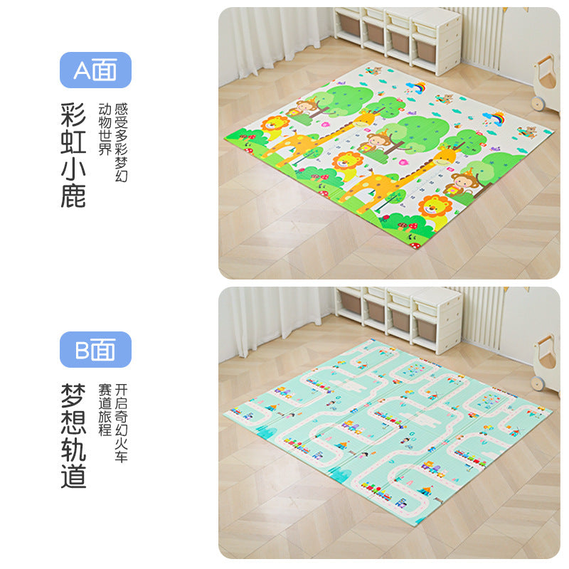 Baby Crawling Mat 1cm Thickened Ixpe Folding Mat Home Outdoor Early Education Center Floor Mat Export Baby Crawling Mat