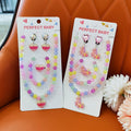Cross-border New Children's Necklace Bracelet suit Cute Unicorn Love Necklace Little Girl Jewelry Clothes Accessories