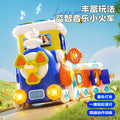 Cross-Border Best-Selling Baby Music and Light Educational Toy Train, Early Education Toy, Multi-Functional Baby Push-And-Crawl Toy