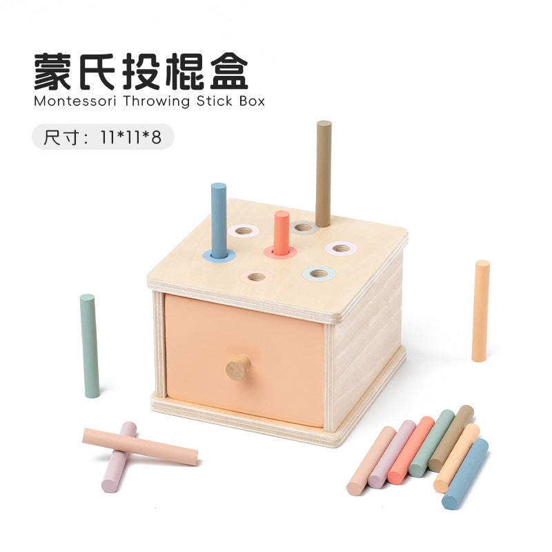 Montessori Classification Early Education Coin Box Baby Color Cognitive Shape Building Blocks Matching Teaching Aware Baby Children Educational Toys