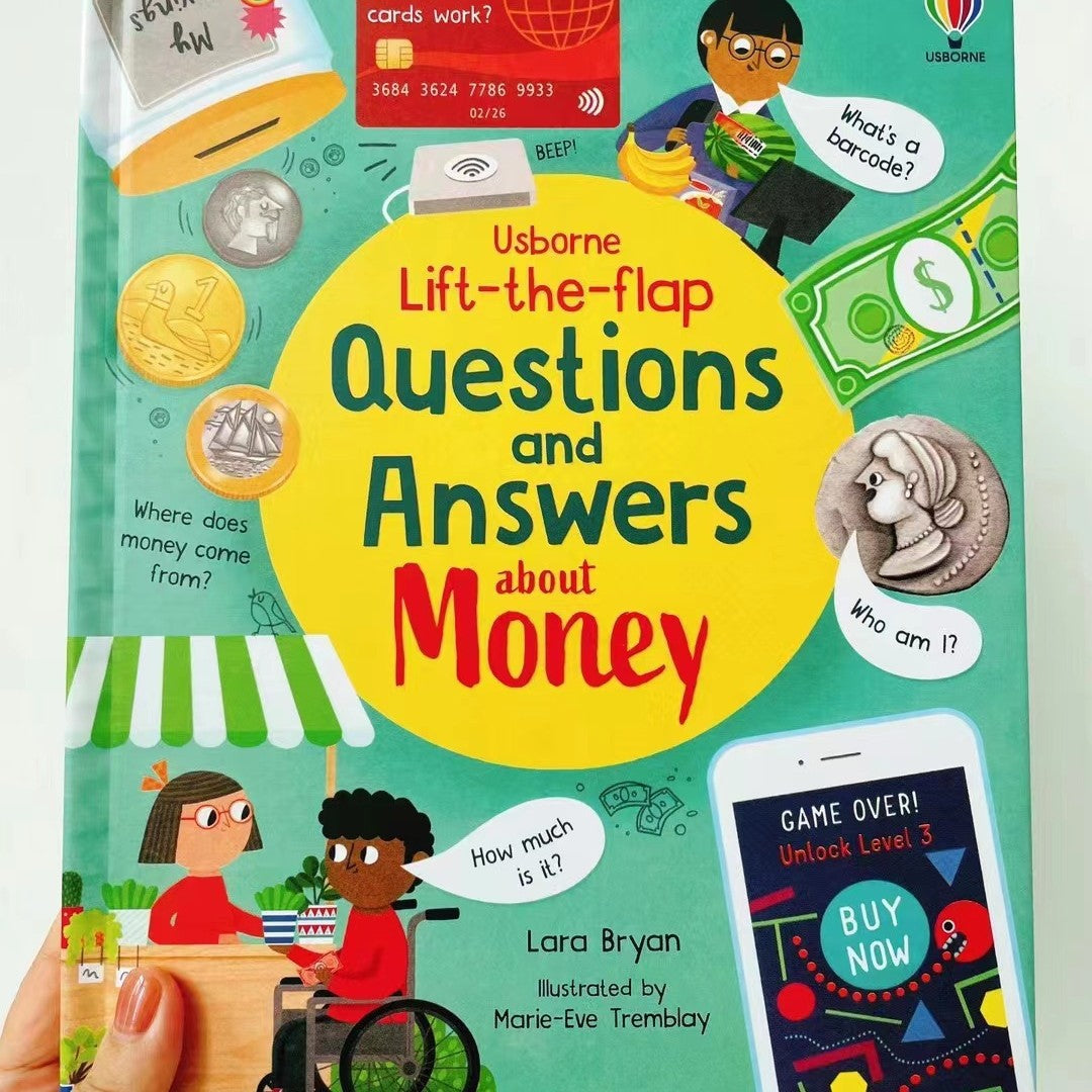 Lift-The-Flap Large Format English Kidsren's Enlightenment Popular Science Puzzle Flip Book Cognitive Learning Picture Book
