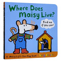 Where Does Maisy Live? English Board Flip Book – Original Picture Book Comic (English Edition)