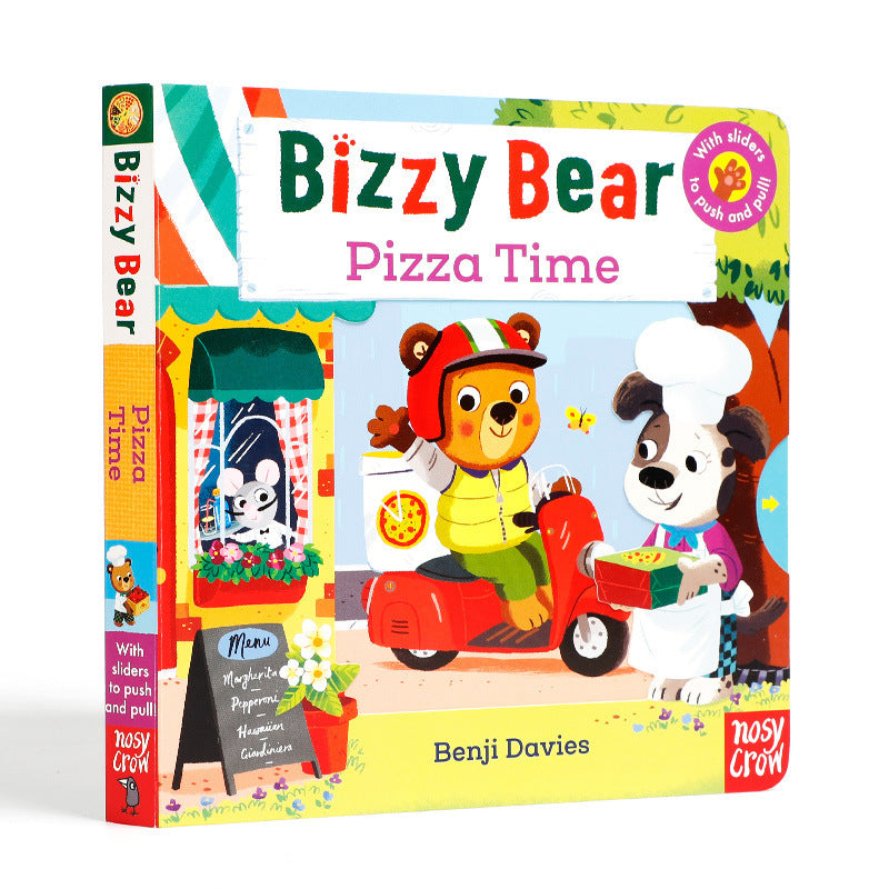 Baby Early Education Bizzy Bear Busy Bear Picture Book Sing Along with Me Push-Pull Book