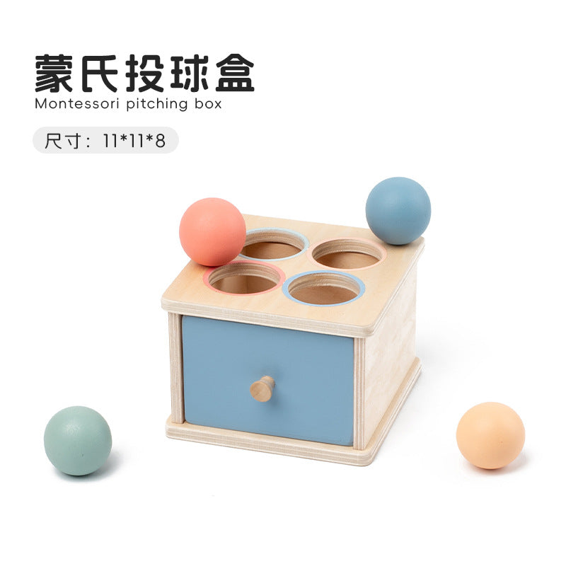 Montessori Classification Early Education Coin Box Baby Color Cognitive Shape Building Blocks Matching Teaching Aware Baby Children Educational Toys