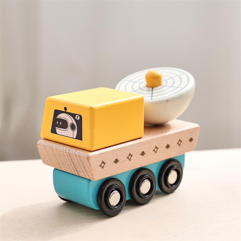 Amazon Baby Early Education Educational Wooden Toys Stacked Rocket Boys and Girls House Castle Mating Toys