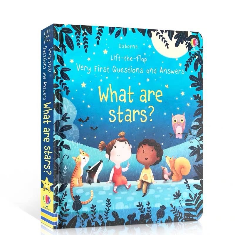 Usborne English Children's Questions and Answers Lift the flap Children's Popular Science Enlightenment Cognition Flip Books (Copy)