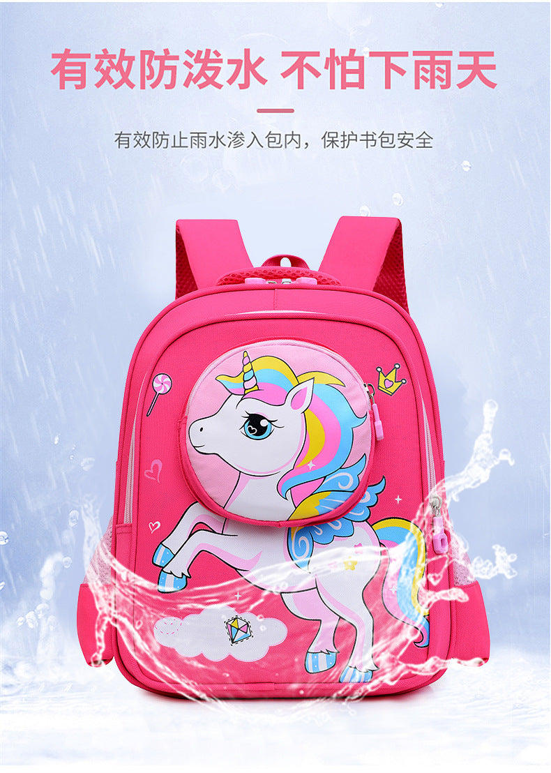 2024 New Sanrio Kuromi Cute Student School Bag Cartoon 3d Stereo Kindergarten Backpack Children's Travel Bag Gift - Baby's