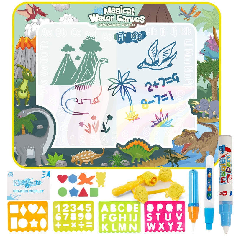 Amazon Cross-Border Children's Water Painting Canvas, Extra-Large Painting Mat, Magical Water Doodle Mat, Writing Toy, Children's Drawing Board
