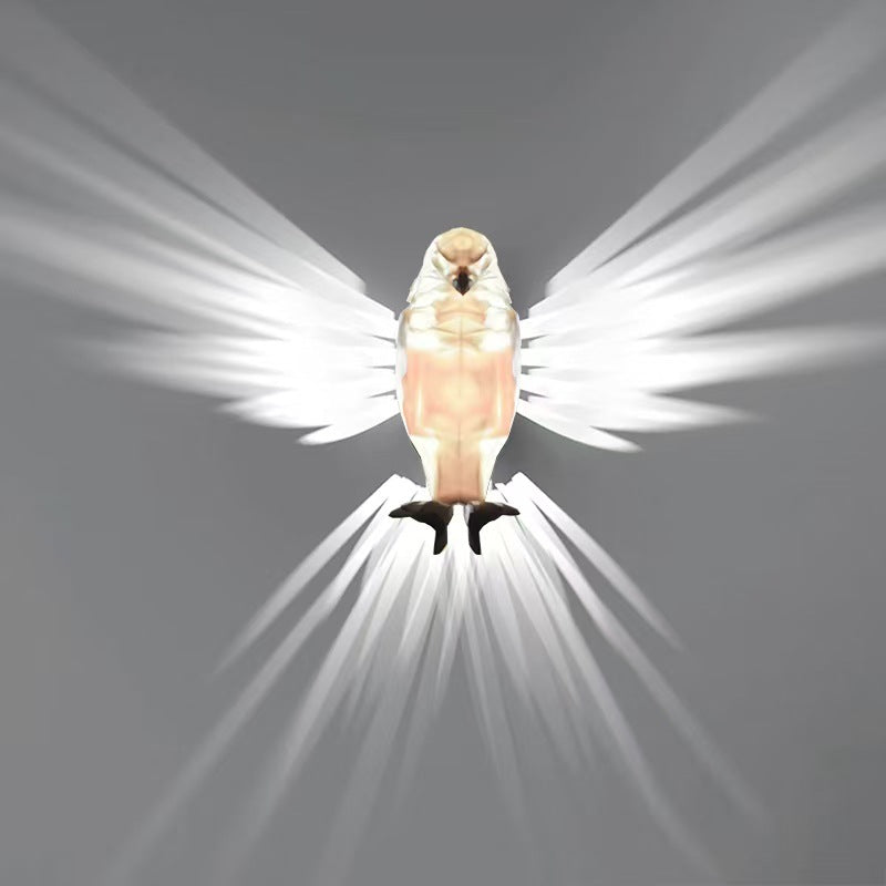 Cross-Border Projection Owl Eagle Night Light Wall Decoration Lamp Indoor Grand Vision Eagle Decoration Manufacturer Wholesale