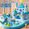 Cross-border Magnetic Play House Educational Toys Surprise Castle Surprise City Children Boys Girls Princess Cabin Model
