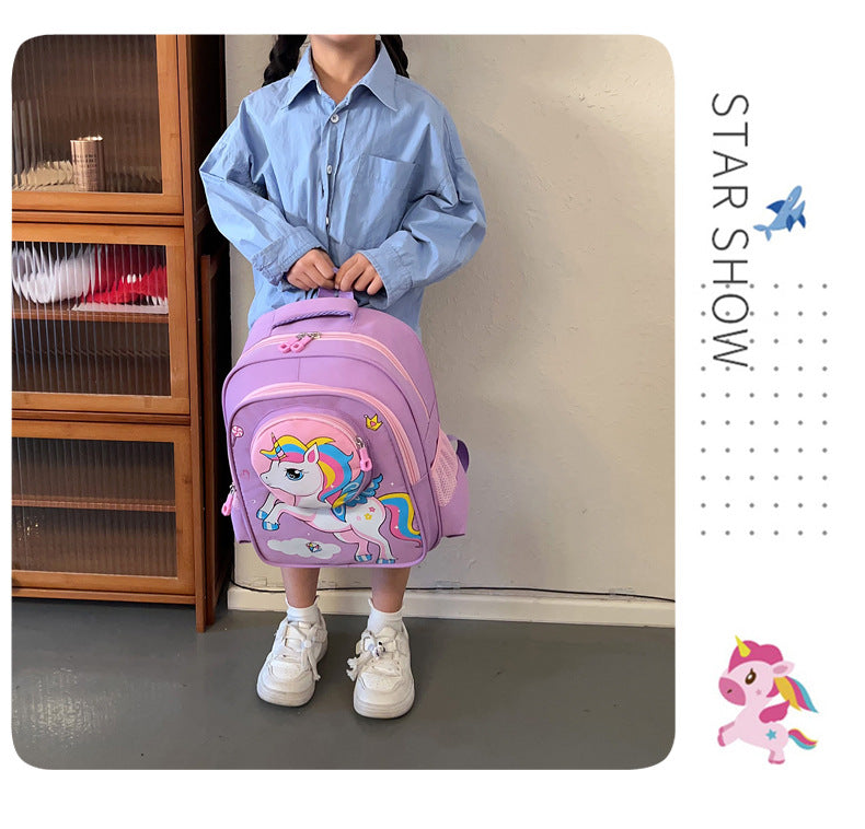 2024 New Sanrio Kuromi Cute Student School Bag Cartoon 3d Stereo Kindergarten Backpack Children's Travel Bag Gift - Baby's