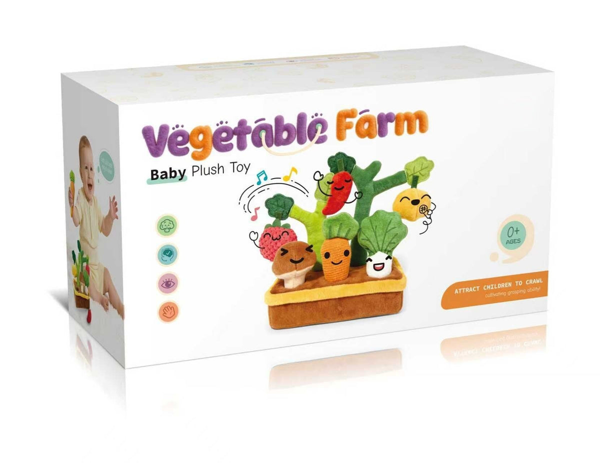 New Cross-Border Release Mini Farmhouse Plush Toy for Infants, Baby Hand-Eye Coordination & Sensory Development Educational Play