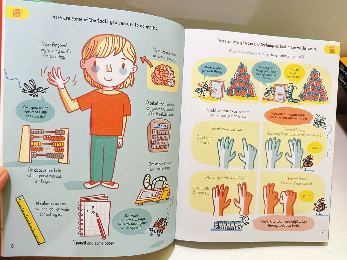 All the Maths you need to know by age 7 Children Educational English Picture Reading Book