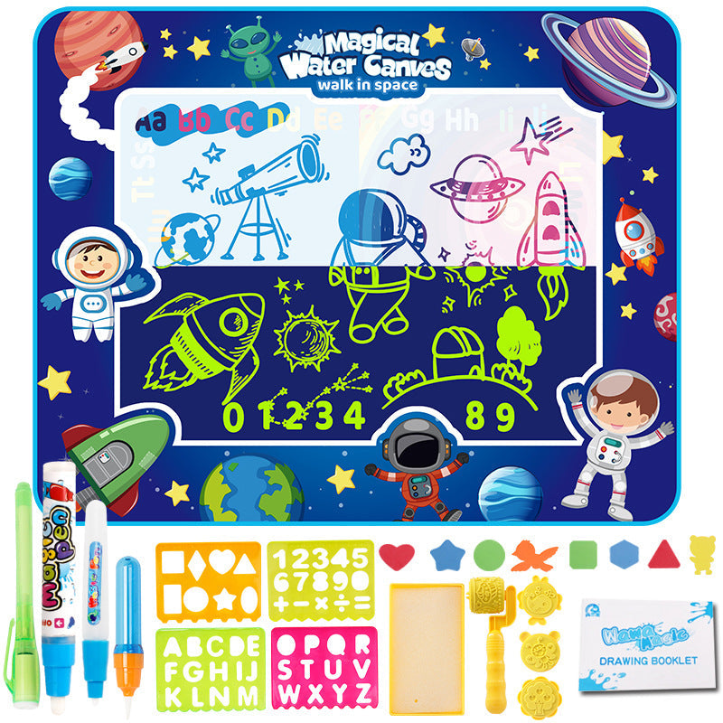 Amazon Cross-Border Children's Water Painting Canvas, Extra-Large Painting Mat, Magical Water Doodle Mat, Writing Toy, Children's Drawing Board