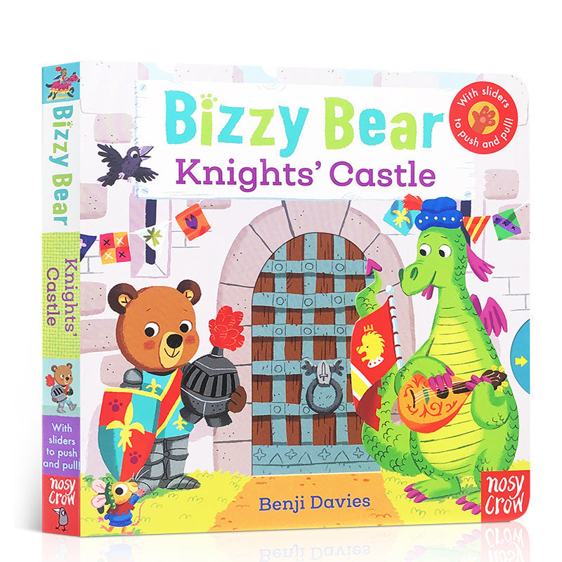 Baby Early Education Bizzy Bear Busy Bear Picture Book Sing Along with Me Push-Pull Book