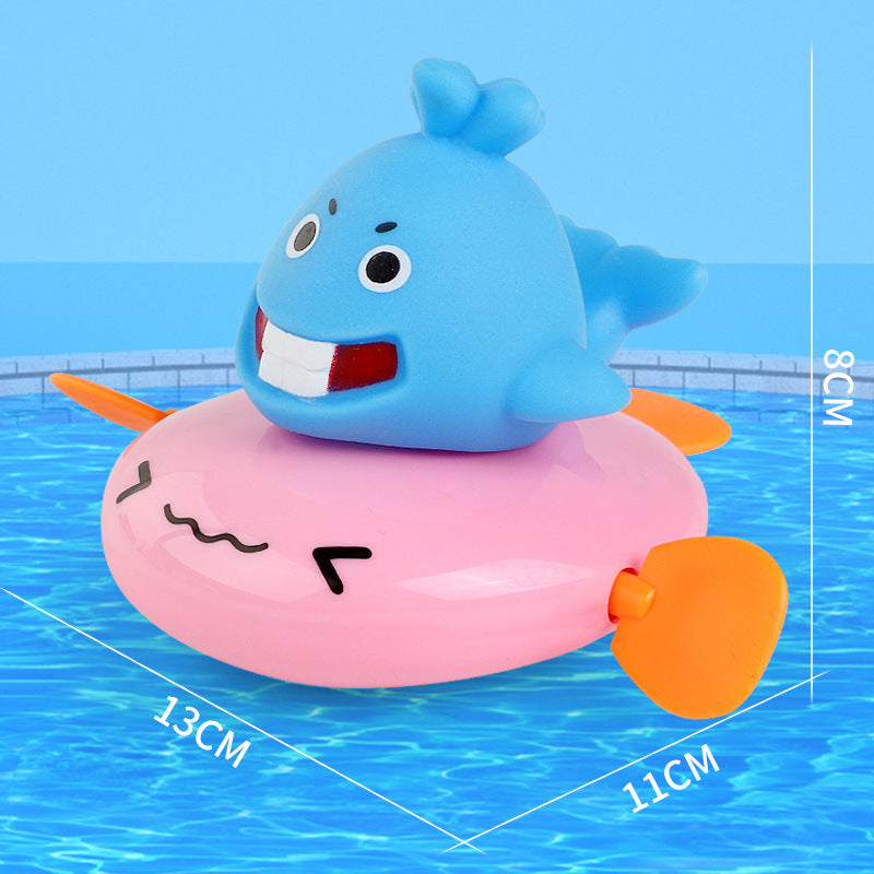 Tiktok Bath Toys for Children, Small Dolphins Swimming in Water, Baby Kids Playing with Water, Little Ducks, Little Turtles for Boys and Girls