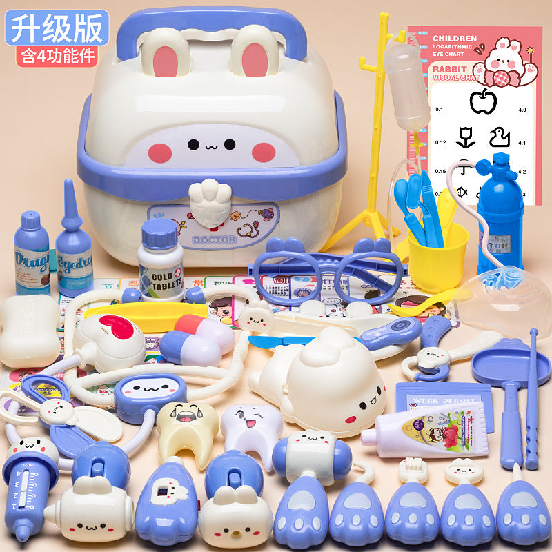 Play Doctor Toy Set for Children, Medical Toys for Girls, Stethoscope, Doctoring, Nurse Role Play, Injection Game