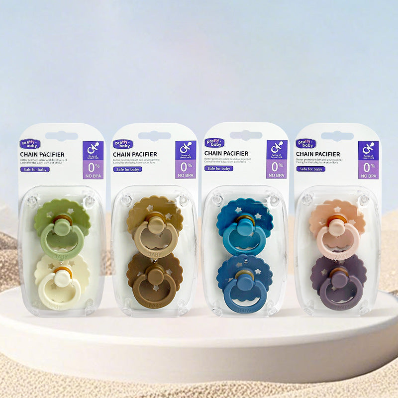 New Baby Pacifier, Super Soft, Imitating Breast Milk, Food-Grade Silicone Teether, Baby Teething Toy, Foreign Trade Wholesale
