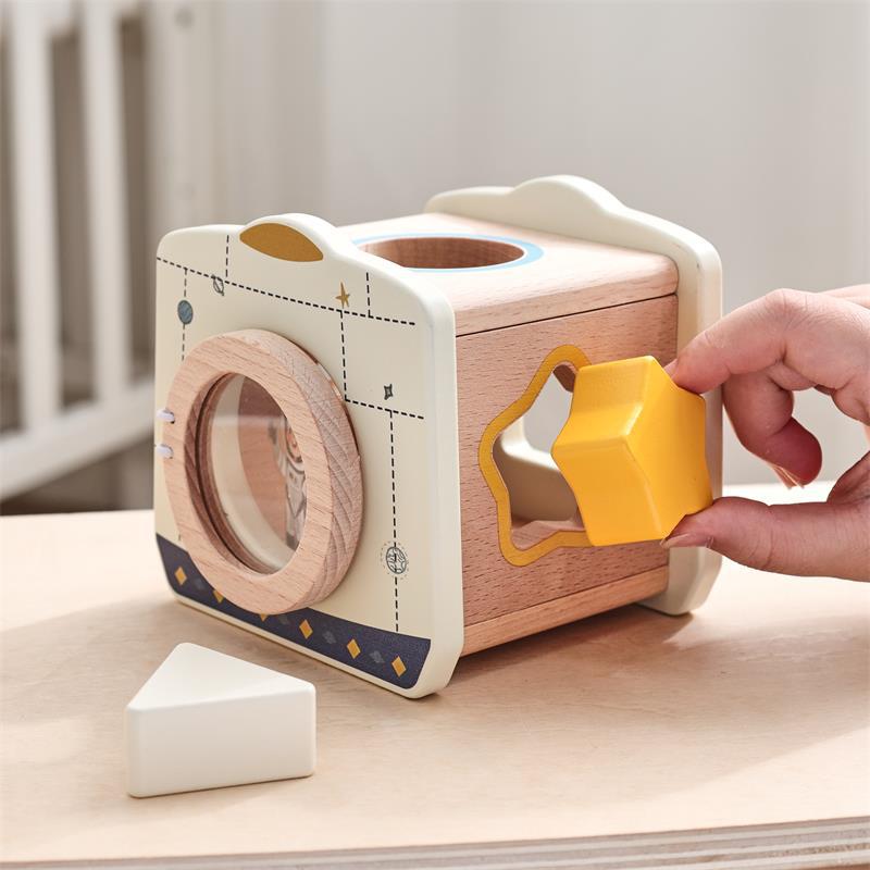 Amazon Baby Early Education Educational Wooden Toys Stacked Rocket Boys and Girls House Castle Mating Toys