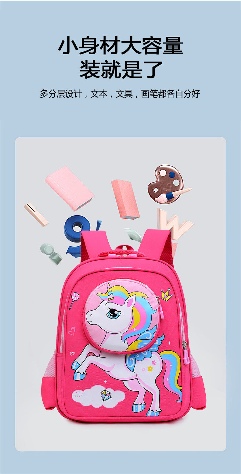 2024 New Sanrio Kuromi Cute Student School Bag Cartoon 3d Stereo Kindergarten Backpack Children's Travel Bag Gift - Baby's