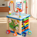 Kids’ Educational Bead-Sorting & Threading Puzzle Toy Multi-Function “Treasure Box” Learning Center for Boys and Girls—Early Education Stringing Beads Intelligence Box, Parent-Child Play