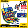 Felt Learning Board in stock cpc certification cross-border new early education children's toys busy board dressing learning teaching aids