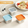 304 Stainless Steel Mini Sealed Tomato Salad Dressing Container with Lid, Portable Outdoor Seasoning Sauce Cup