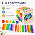 Kindergarten Enlightenment Teaching Aids Shape Matching Cognitive Classification Box Wooden Early Education 0-3 Years Old Baby Children's Toys