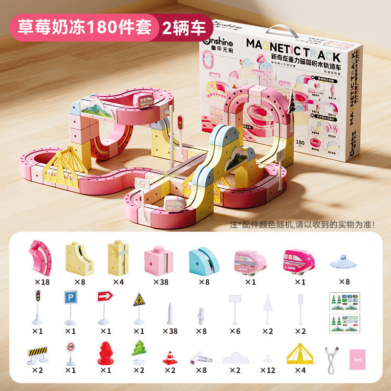 Childhood Unlimited Children's Educational Electric Magnetic High-Speed Train Track 3D DIY Gift for Boys and Girls on Children's Day