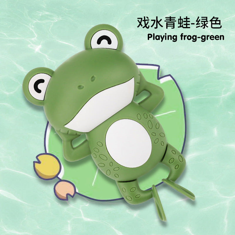 Tiktok Bath Toys for Children, Small Dolphins Swimming in Water, Baby Kids Playing with Water, Little Ducks, Little Turtles for Boys and Girls
