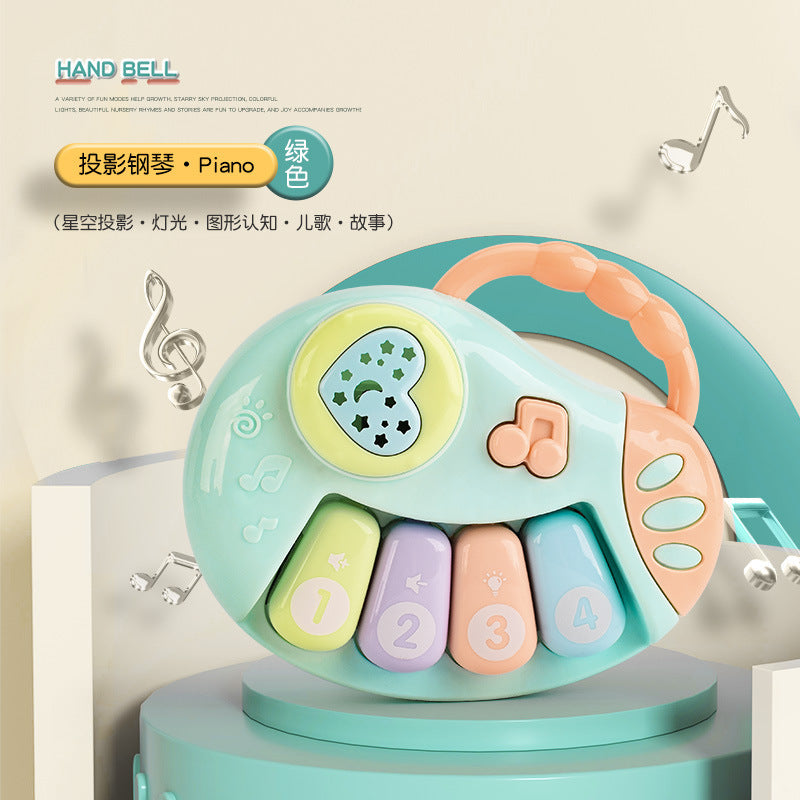 Fun Infant Toys Educational Early Education Baby Soothing Artifact Music Story Grasping Training Hand Drum Rattle