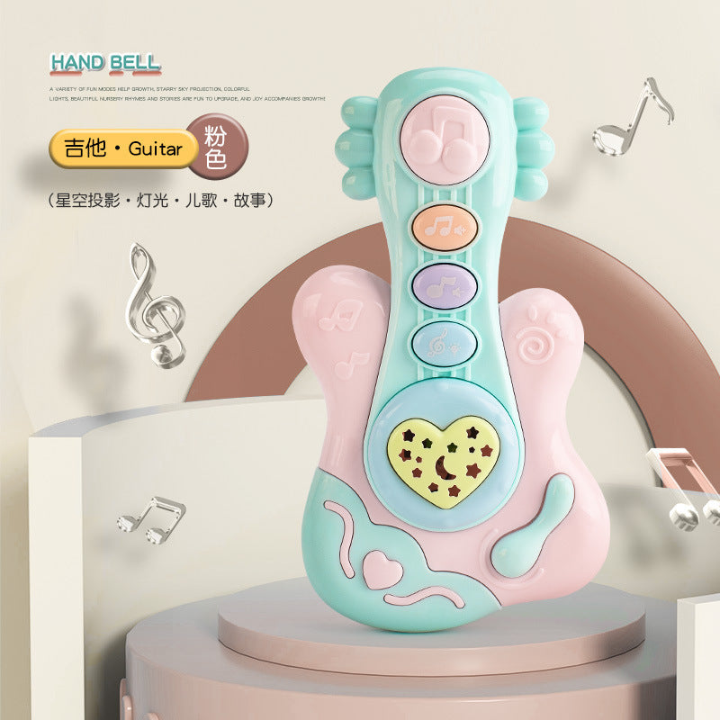 Fun Infant Toys Educational Early Education Baby Soothing Artifact Music Story Grasping Training Hand Drum Rattle