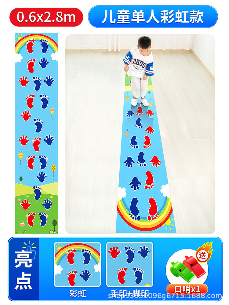 Sensory Training Equipment, Home Hand and Foot Sports Mats, Kindergarten Outdoor Toys, Kidsren's Team Building Game Props