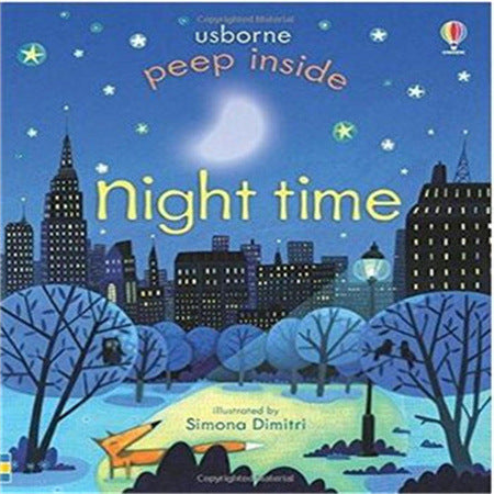 English picture book Usborne Peep inside English children's picture book children's 3D three-dimensional hole flip play