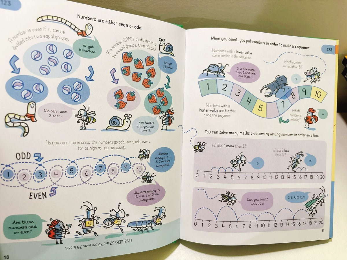 All the Maths you need to know by age 7 Children Educational English Picture Reading Book