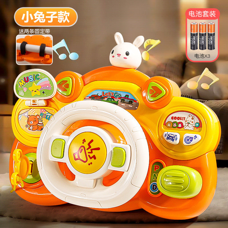 Baby Baby Early Education Educational Steering Wheel Toy Children's Simulation Driving Car Bridge Driving Toy